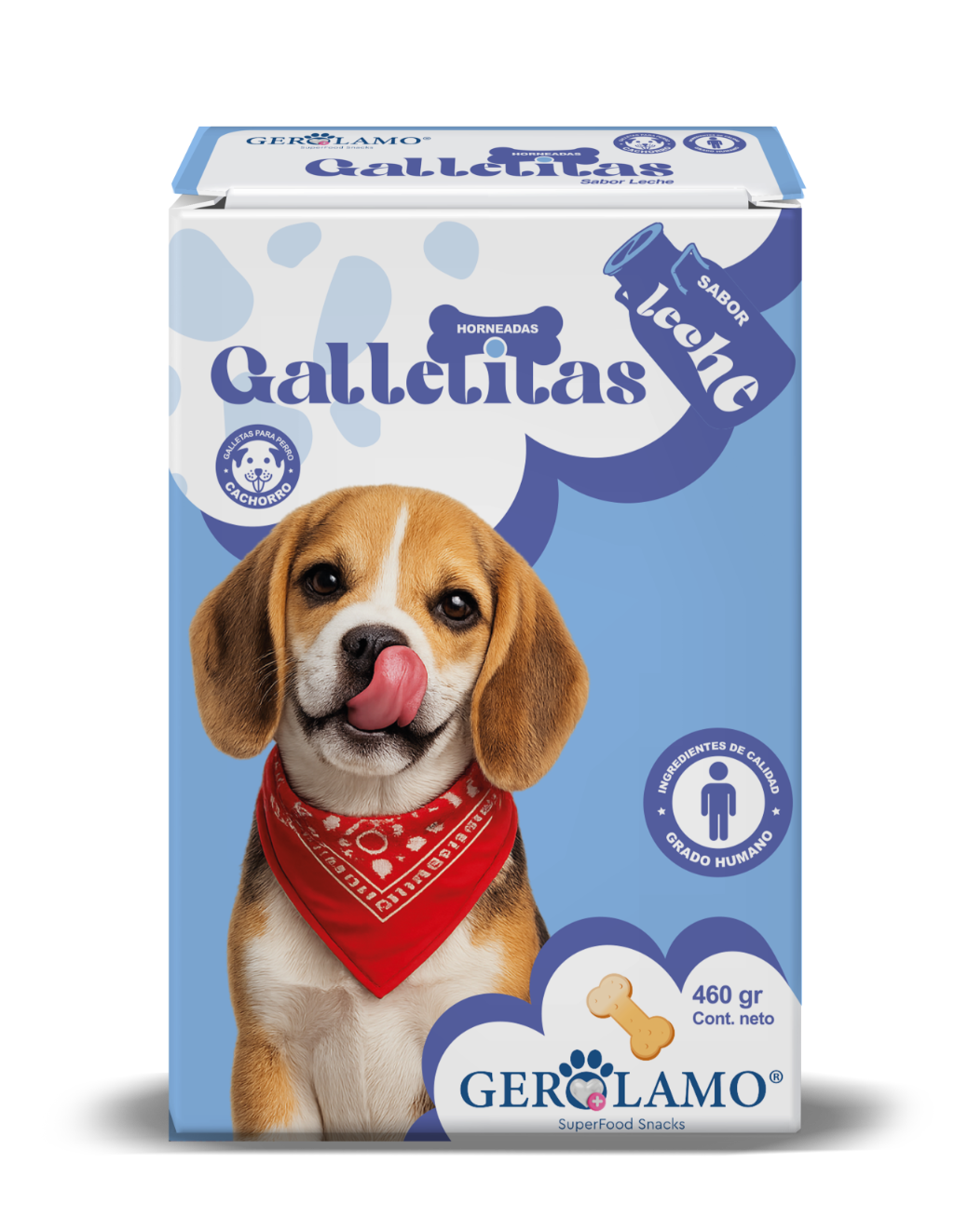 Galleta Huesito Cachorro Leche – snack Gerolamo para perros
