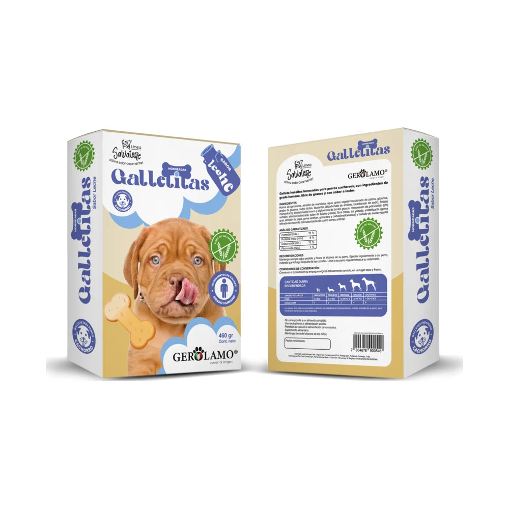 Galleta Hueso Grain Free Cachorro Leche