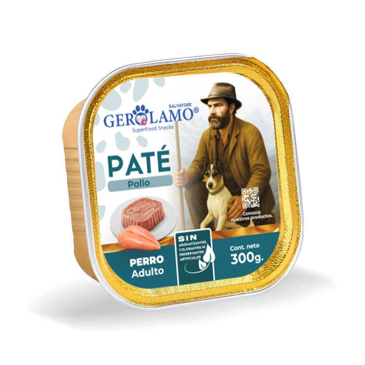 Gerolamo paté perro adulto pollo 300 g