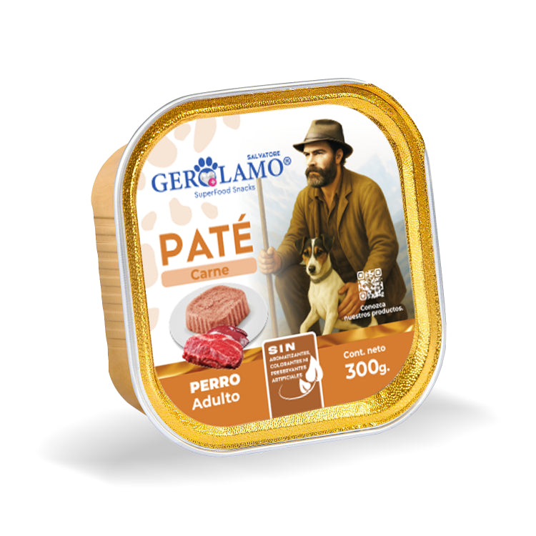 Gerolamo paté perro adulto carne 300 g