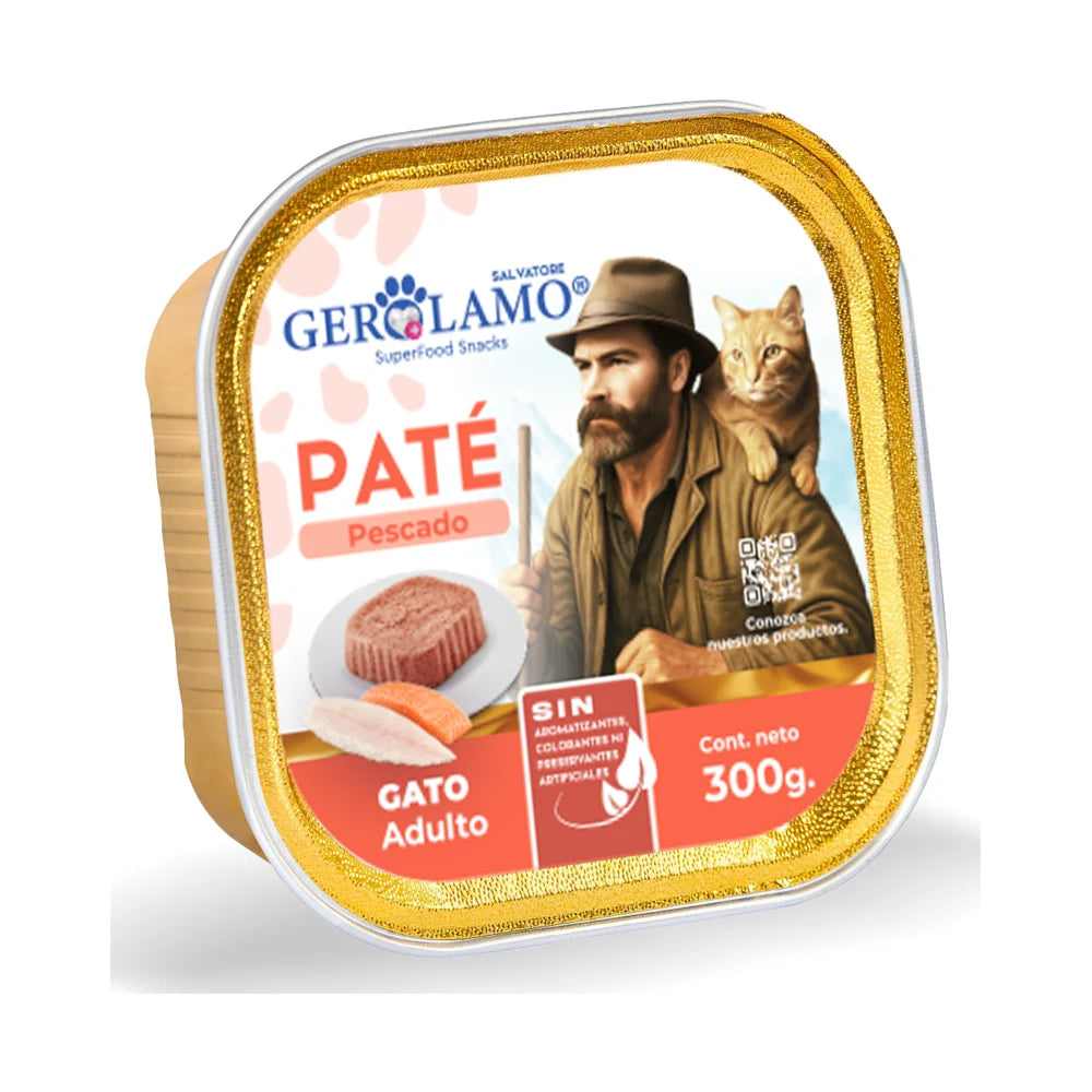 Gerolamo paté gato pescado 300 g