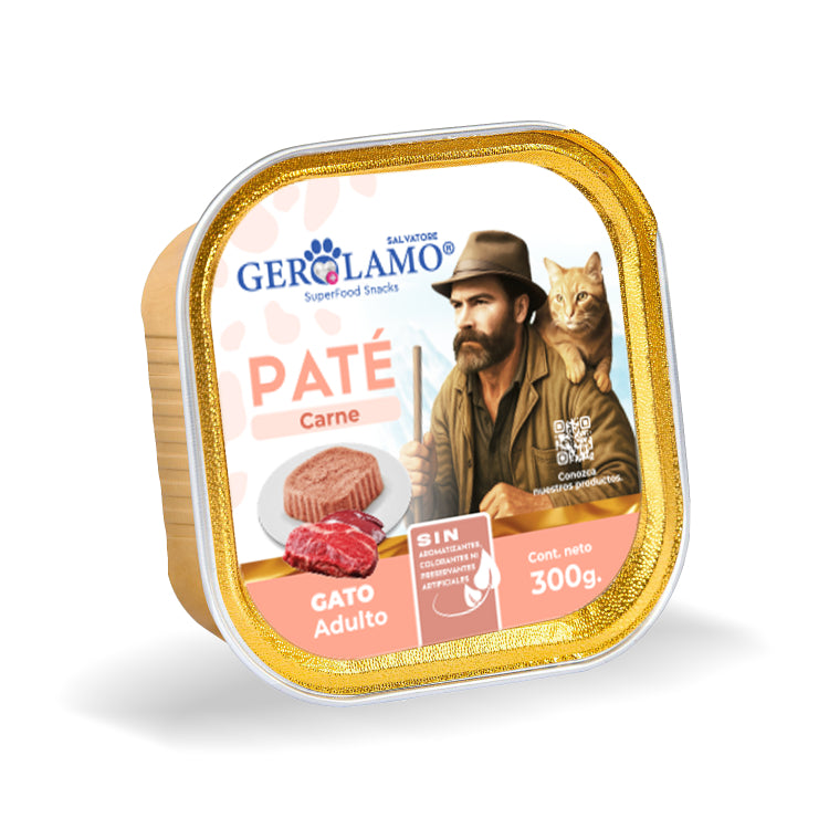 Gerolamo paté gato carne 300 g