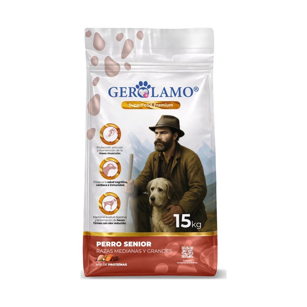 Perro Senior Razas Medianas y Grandes 15 Kg