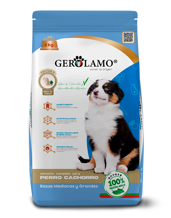 Gerolamo Premium Cachorro Razas Medianas y Grandes – Gerolamo