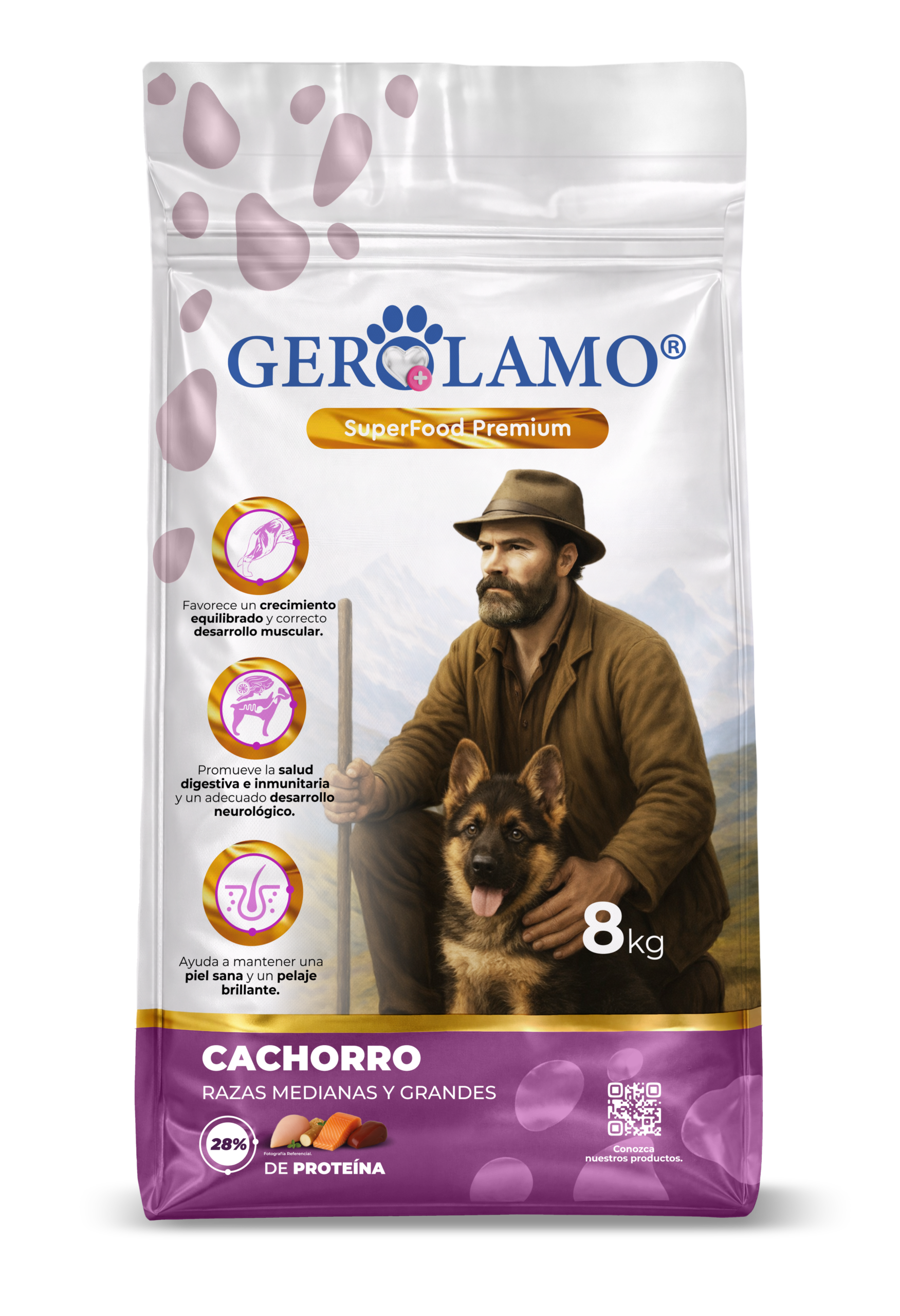 Gerolamo Premium Cachorro Razas Medianas y Grandes